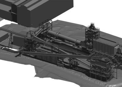 Levantamiento 3D Instalaciones y Equipos Proyecto Habilitación de Sistemas de Tratamiento de Gases. Codelco Chuquicamata