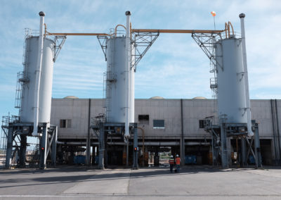 Montaje sistema de bombeo silos Biofactoria La Farfana